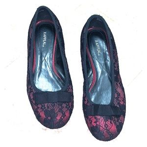 X•APPEAL Lace Flats